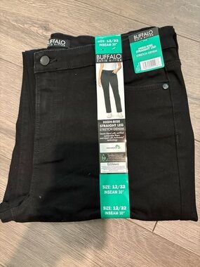 Buffalo David Bitton Women's Black Straight Leg Jeans